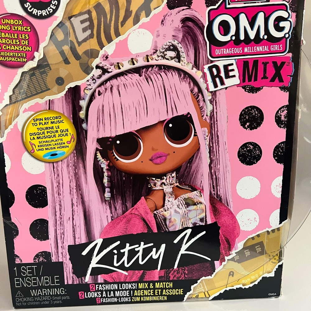 L.O.L. Surprise! O.M.G. Remix Kitty K Doll - Pink and White